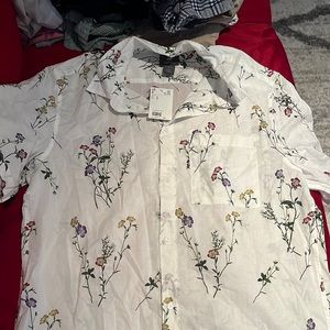 H&M Men’s Shirt with Flowers